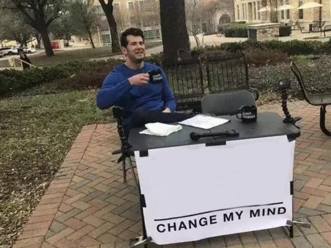 Change My Mind meme about Jones Road Beauty
